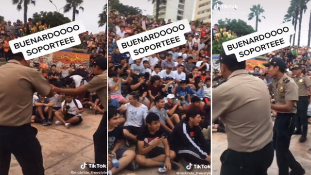 Desliza para enterarte cómo estos policías se volvieron virales en redes sociales. Foto: Captura.