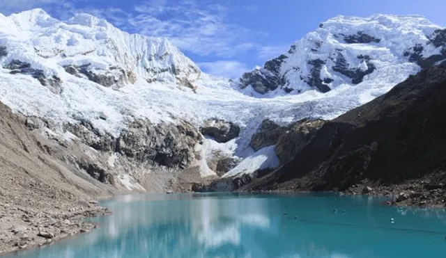 Áncash: Bloque de nevado se desprende y cae sobre laguna Palcacocha [VIDEO]