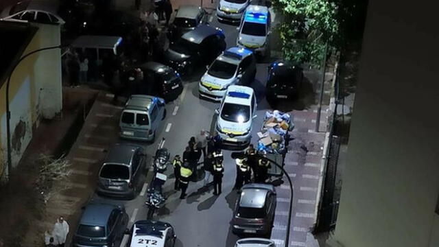 El tiroteo, que se produjo alrededor de las 21:30 horas dejó como saldo un muerto y seis detenidos. (Foto: Málaga Hoy)
