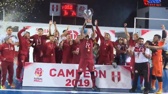 Universitario campeón Liga de Futsal Pro 2019