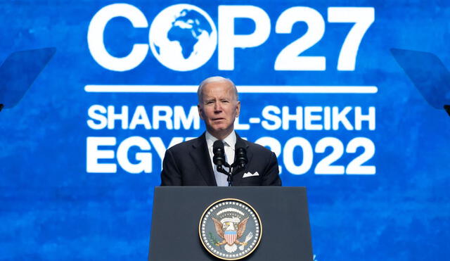 Joe Biden se dirigió a representantes de 200 países, comprometiéndose a reducir las emisiones de C02 en Estados Unidos