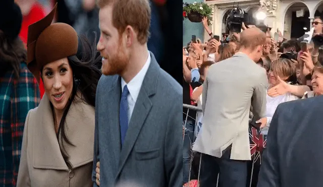 El príncipe Harry brinda caluroso saludo a la multitud en Windsor [VIDEO]