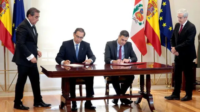 Los acuerdos de cooperación que firmó el presidente Martín Vizcarra en España