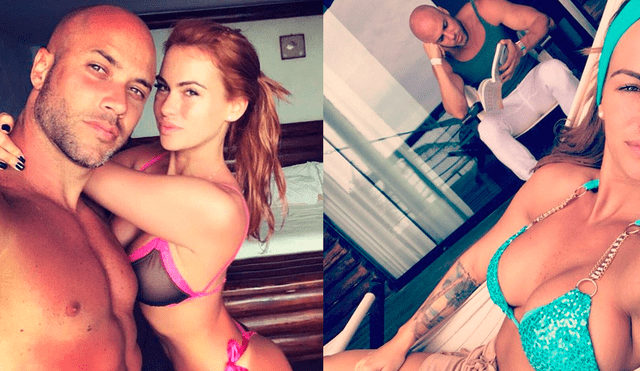 Instagram: Bruno Agostini y una osada foto con su novia en topless