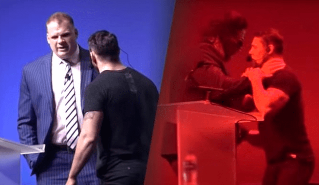 WWE: Sujeto que osó interrumpir el discurso de Kane recibió tremenda "garra infernal"
