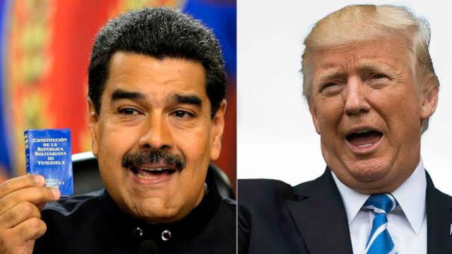 Nicolás Maduro (Venezuela) y Donald Trump (Estados Unidos). Foto: difusión.