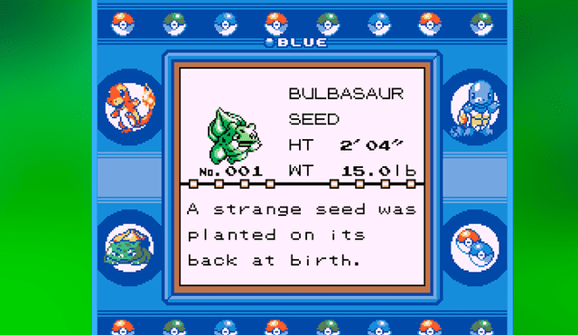 Se dice que Bulbasaur siempre fue el menos elegido en los videojuegos de Pokémon. ¿Fuiste uno de ellos?