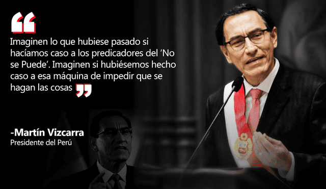 Las frases que dejó el mensaje a la nación del presidente Martín Vizcarra [FOTOS]