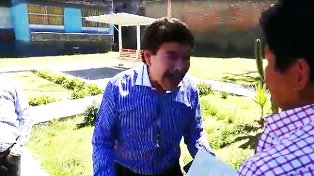 Arequipa: Alfredo Zegarra pierde los papeles y dice que periodista habla estupideces [VIDEO]