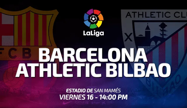 Barcelona vs Athletic Bilbao EN VIVO ONLINE por la Liga Santander vía ESPN.