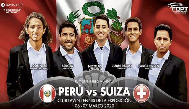 Orgullo nacional. Varillas, Álvarez, Brian Panta, Galdós y Huertas conforman el quinteto.