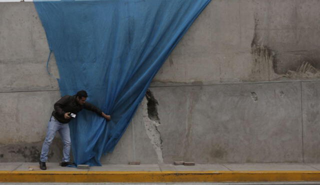 Lima: Aparecen nuevas grietas en el By-Pass de 28 de Julio [VIDEO]