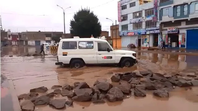 Puno: Lluvias provocan inundaciones en Juliaca [VIDEO]