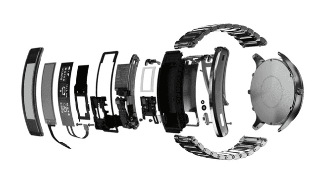 Los componentes internos de la Sony Wena 3. Foto: Sony