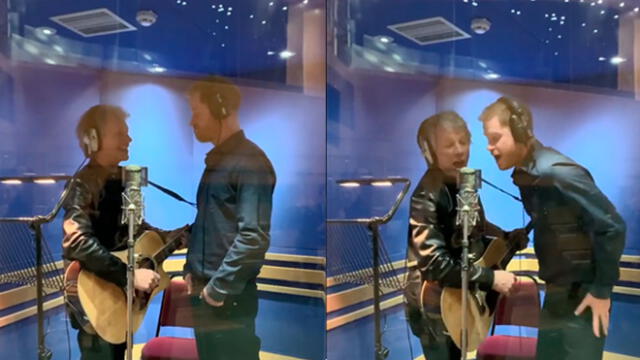 Por fin ocurrió el esperado encuentro entre El príncipe Harry y Jon Bon Jovi. Foto: Instagram