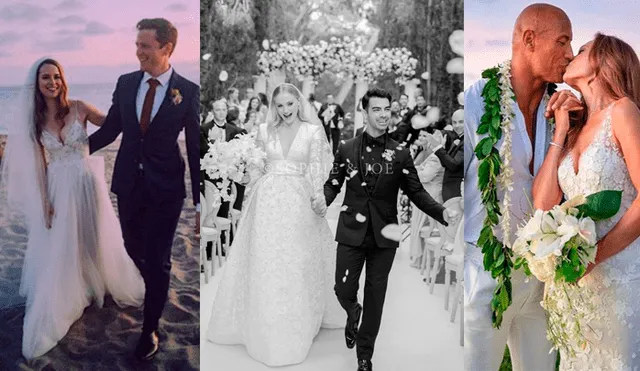 Las mejores y más hermosas bodas de los famosos. (FOTO: Instagram)