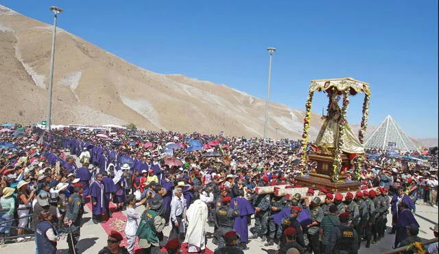 Arequipa: ruta del sobrevuelo de la Virgen de Chapi por el Día de la Madre