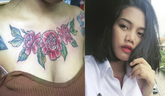 Conmoción en Facebook por mujer que removió su tatuaje y el resultado fue desgarrador  [FOTOS]