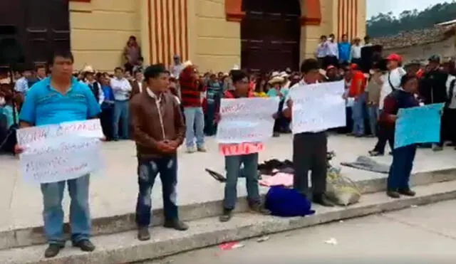 Cajamarca: Rondas campesinas humillan a presuntos asesinos de campesino [VIDEO]