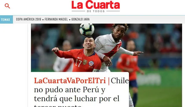 Copa América 2019: así informaron los medios chilenos la derrota de su selección 