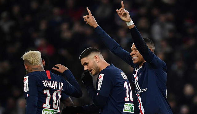 PSG aplastó 6-1 a Saint-Étienne por la Copa de la Liga de Francia [RESUMEN]