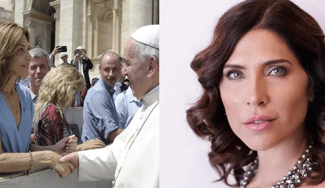 Lorena Meritano conoció al papa Francisco y compartió sentido mensaje