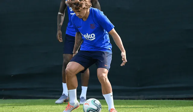 Antoine Griezmann realizó su primer día de entrenamiento con el FC Barcelona de cara a la temporada 2019-20.