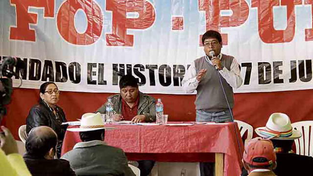 Gremios de Puno declaran traidor a PPK y saldrán a marchar a las calles