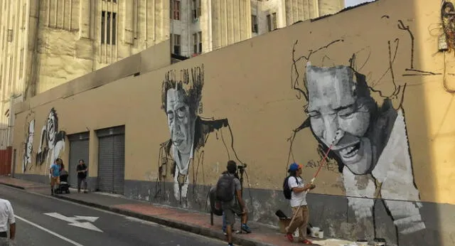 Cercado de Lima: Revelan murales del pintor puneño Víctor Humareda [FOTOS] 