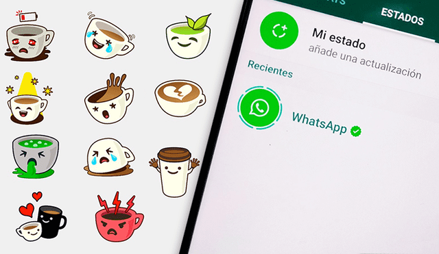 Así podrás añadir stickers a tus publicaciones de WhatsApp.