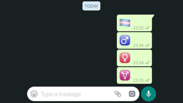 WhatsApp: conoce los emojis transgénero que vendrán en la nueva actualización [FOTOS]