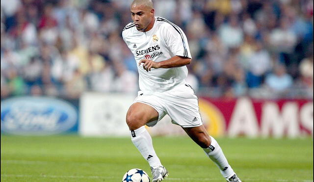Ronaldo jugando por el Real Madrid en un partido de Champions League. Foto: Internet.