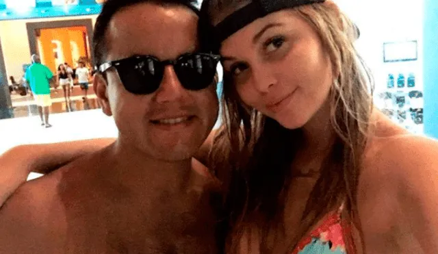 Instagram: Brunella Horna y Richard Acuña ya no contienen su amor y se besan en plena plaza de Europa [VIDEO]