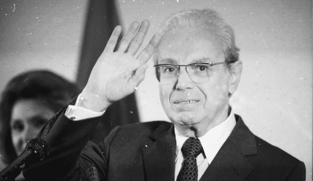 Javier Pérez de Cuéllar en 1994 cuando anunció su candidatura a la Presidencia del Perú. Foto: Archivo La República.