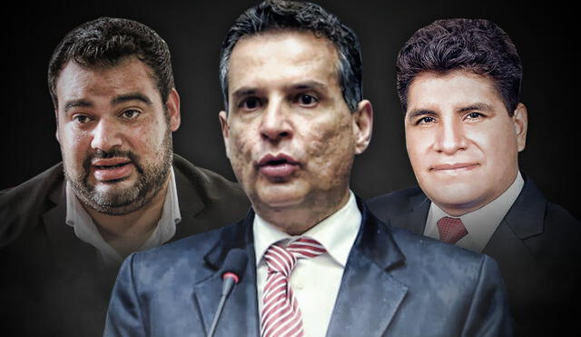 Precandidatos de Somos Perú, APP y Acción Popular al Parlamento Andino.