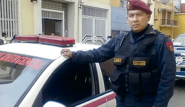 El suboficial PNP Jorge Ágreda Campos.