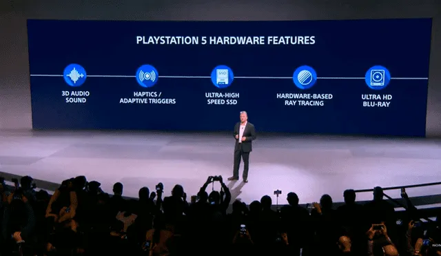 Especificaciones del hardware de PS5.