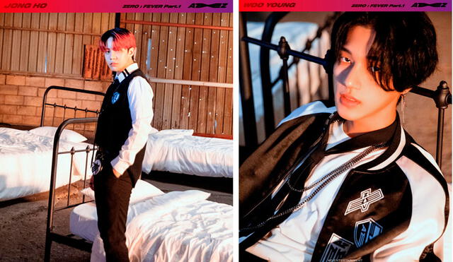 ATEEZ: Jongho y Wooyoung en el segundo concept photo para ZERO: FERVER Part. 1. Crédito: Twitter