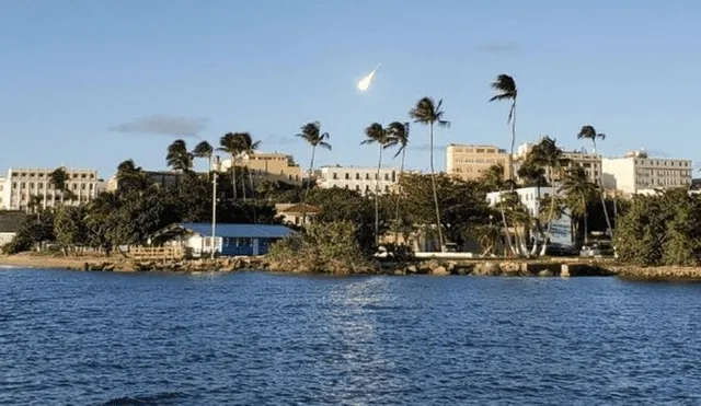 Meteoro en Puerto Rico: Usuarios captaron una ‘bola de fuego’ en el cielo