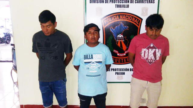 La Libertad: capturan a tres integrantes de “Los Charlys de Paiján”