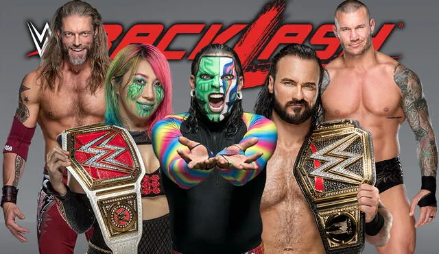 WWE Backlash 2020 EN VIVO HOY con Edge, Asuka, Jeff Hardy, Drew McIntyre y Randy Orton. Foto: WWE