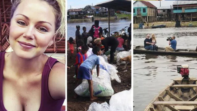 Ciudadana americana que limpia un río en Iquitos no será deportada