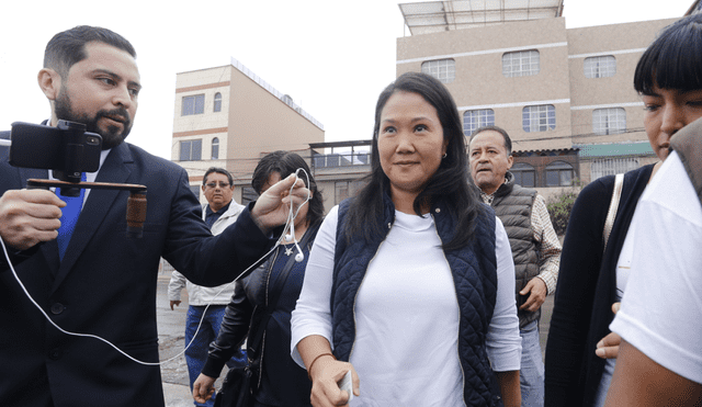 Imágenes de Keiko Fujimori detenida en la Fiscalía [VIDEO]