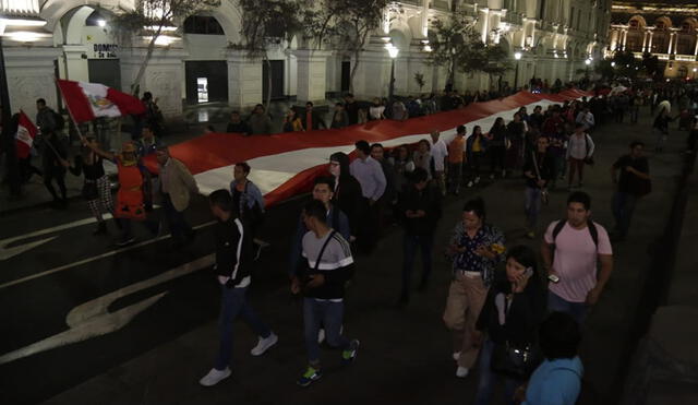 Keiko Fujimori: ciudadanía se movilizó en el Cercado de Lima tras decisión del TC