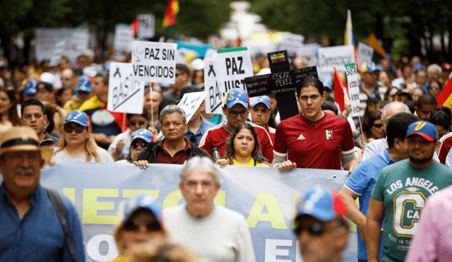 Elecciones en Venezuela: ciudadanos marchan en Madrid contra "falsos" comicios