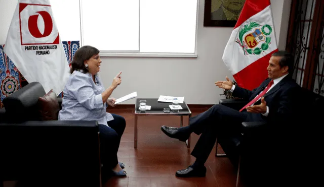 Ollanta Humala este domingo en entrevista exclusiva con Rosa María Palacios