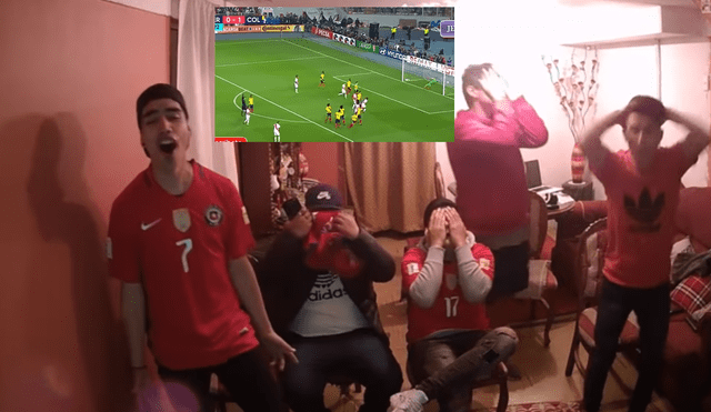 YouTube: el drama de un grupo de chilenos con los goles de Brasil y Perú