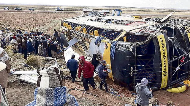 Puno: Los 20 pasajeros fallecidos en la carretera Binacional 