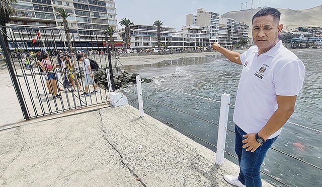 Medida. Alcalde de Ancón dice que miles de bañistas pretenden entrar a sus playas cerradas. Foto: Urpi/La República