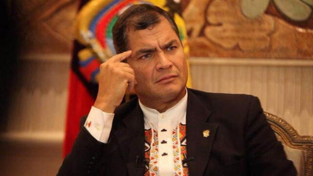 Rafael Correa fue acusado de estar detrás de los disturbios y protestas populares en Ecuador.